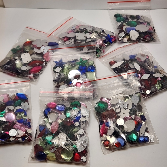 4 For $10 Sew on embellishments in multiple colors, sizes, styles, 1 random Bag - Picture 5 of 7